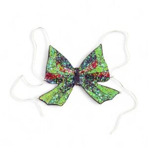 Multicoloured sequin butterfly bra top #festival #raver #glamour  sequin butterf